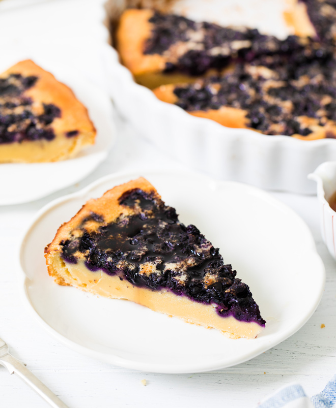 Baked Wild Blueberry Pancake