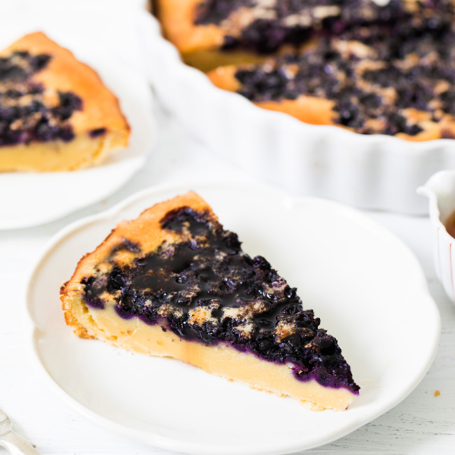 Baked Wild Blueberry Pancake