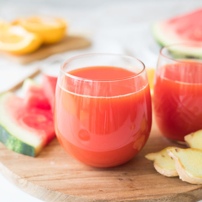 Watermelon, Orange, Turmeric & Ginger Juice
