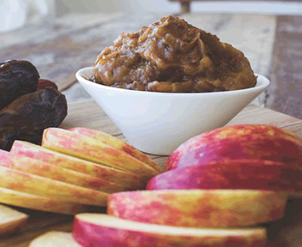 Apples with Caramel Dip