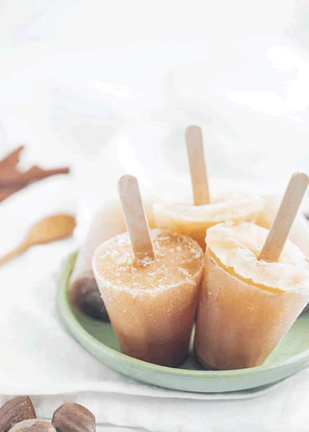 Apple Juice Popsicles 