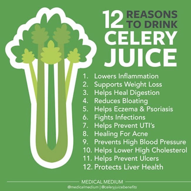 12 Reasons To Drink Celery Juice