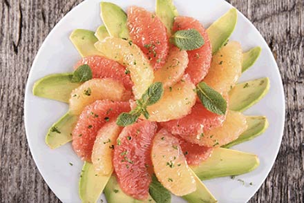 Grapefruit Avocado Salad 