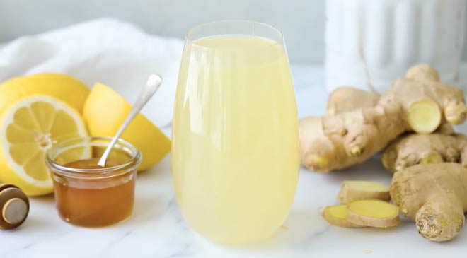 Lemon Honey Ginger Water 