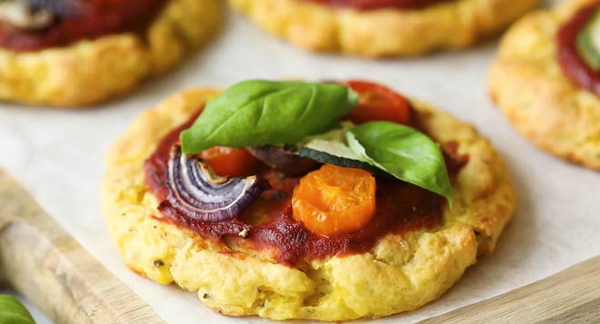 Mini Potato Cake Pizzas