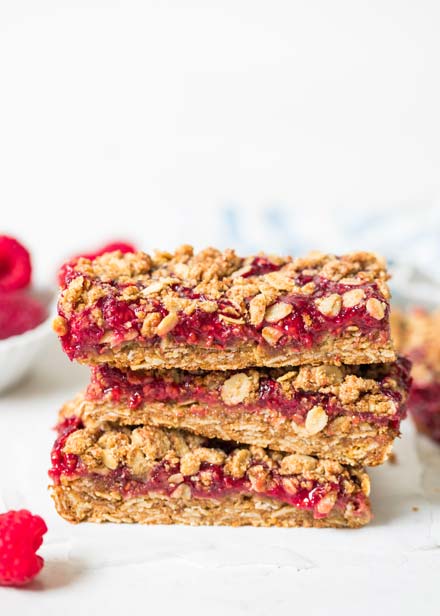 Raspberry Crumble Bars