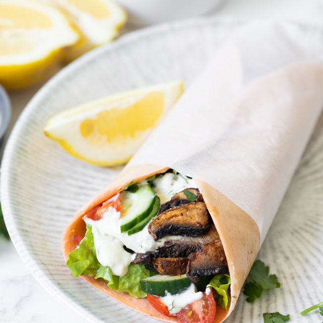 Mushroom Shawarma