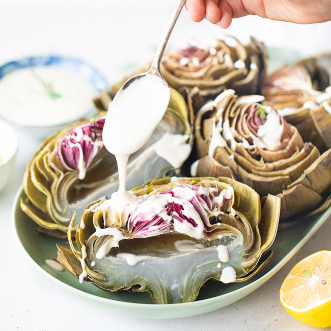 Steamed Artichokes