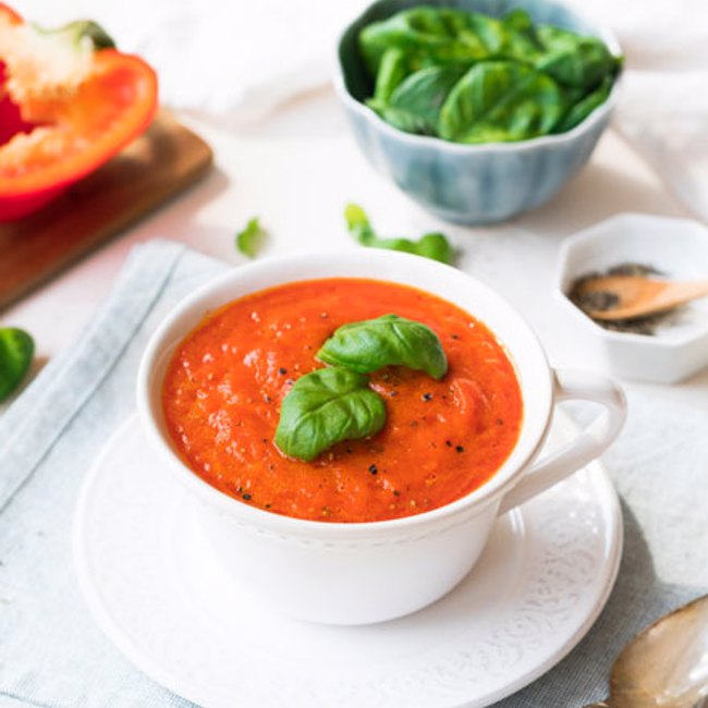 Roasted Red Pepper & Tomato Soup