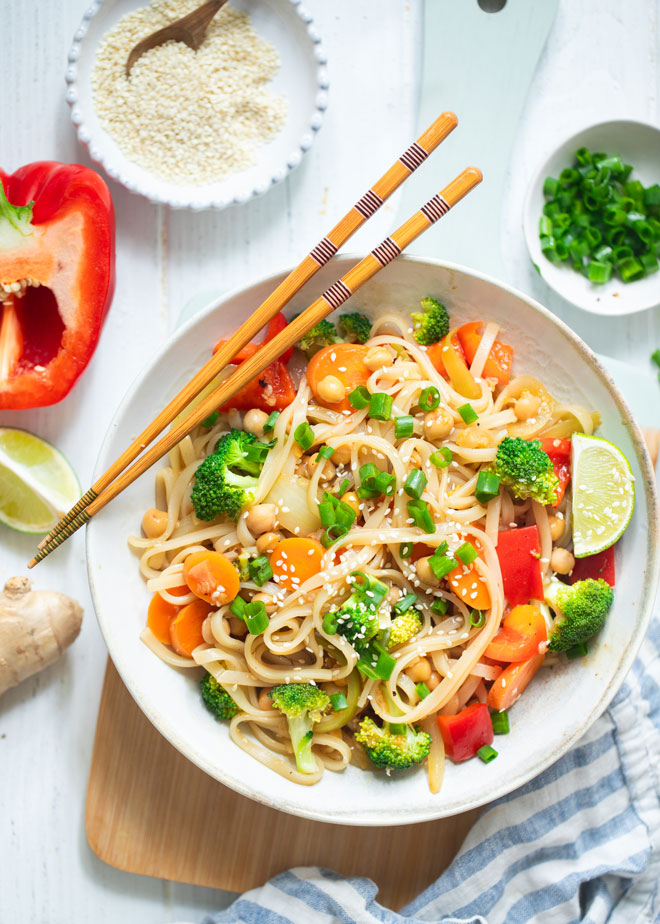 Stir-Fry Sesame Noodles