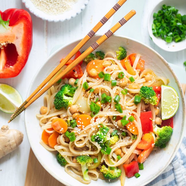 Stir-Fry Sesame Noodles