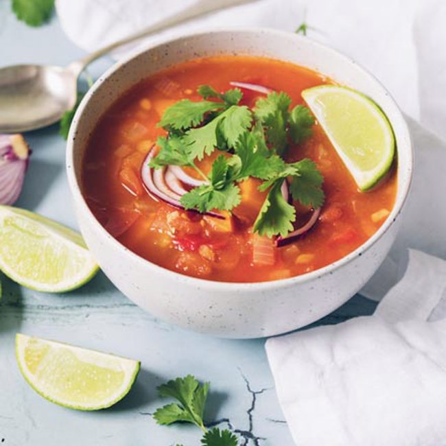 Sweet Potato Tortilla Soup