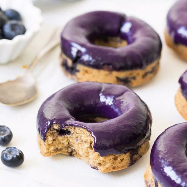 Wild Blueberry Donuts