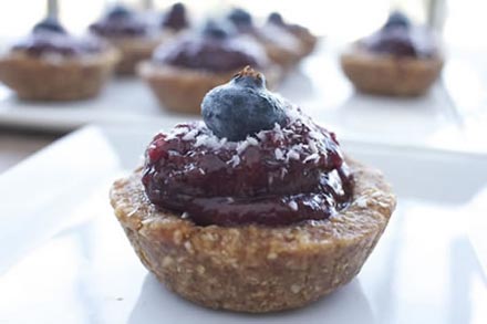 Wild Blueberry Tarts